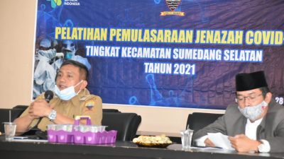 Kecamatan Sumedang Selatan Adakan Pelatihan Pemulasaraan Jenazah Yang Meninggal Akibat Covid-19