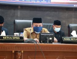Bupati Sampaikan Nota Pengantar 7 Raperda dan Rancangan KUA PPAS 2022 ke DPRD Sumedang
