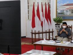 Bupati Ikuti Rakor Evaluasi PPKM Secara Virtual