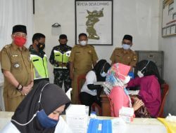 Milangkala Desa Cipanas, Diperingati Dengan Gelar Vaksinasi Covid-19