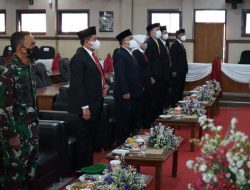 DPRD Sumedang Gelar Rapat Paripurna Mendengarkan Pidato Kenegaraan Presiden HUT ke 76 RI