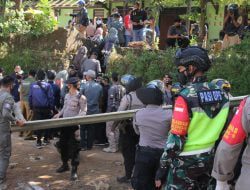 Kapolres dan Dandim 0610 Sumedang Pimpin Langsung Eksekusi Lahan Untuk Tol Cisundawu.