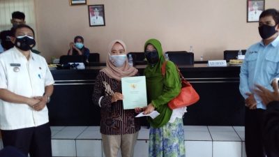 200 Sertifikalt PTSL Dibagikan Kepada Warga Desa Sukajaya