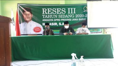 Reses di Sumedang Anggota DPRD Jabar H. Nasir, Harap Pemerintah Fokus Kedua Hal Terkait Covid-19