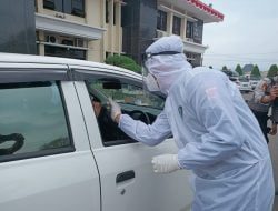 Polres Sumedang Lakukan Tracing Drive Thru