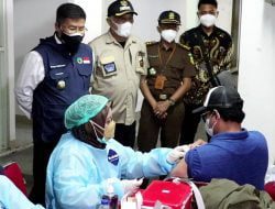 Pastikan Vaksinasi Sesuai Target, Wabup Tinjau Vaksinasi di Wilayah Barat Sumedang