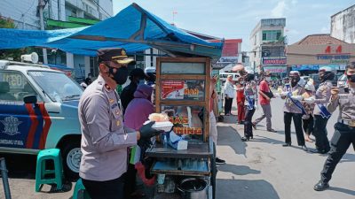 Polres mendatangi pedagang kaki lima