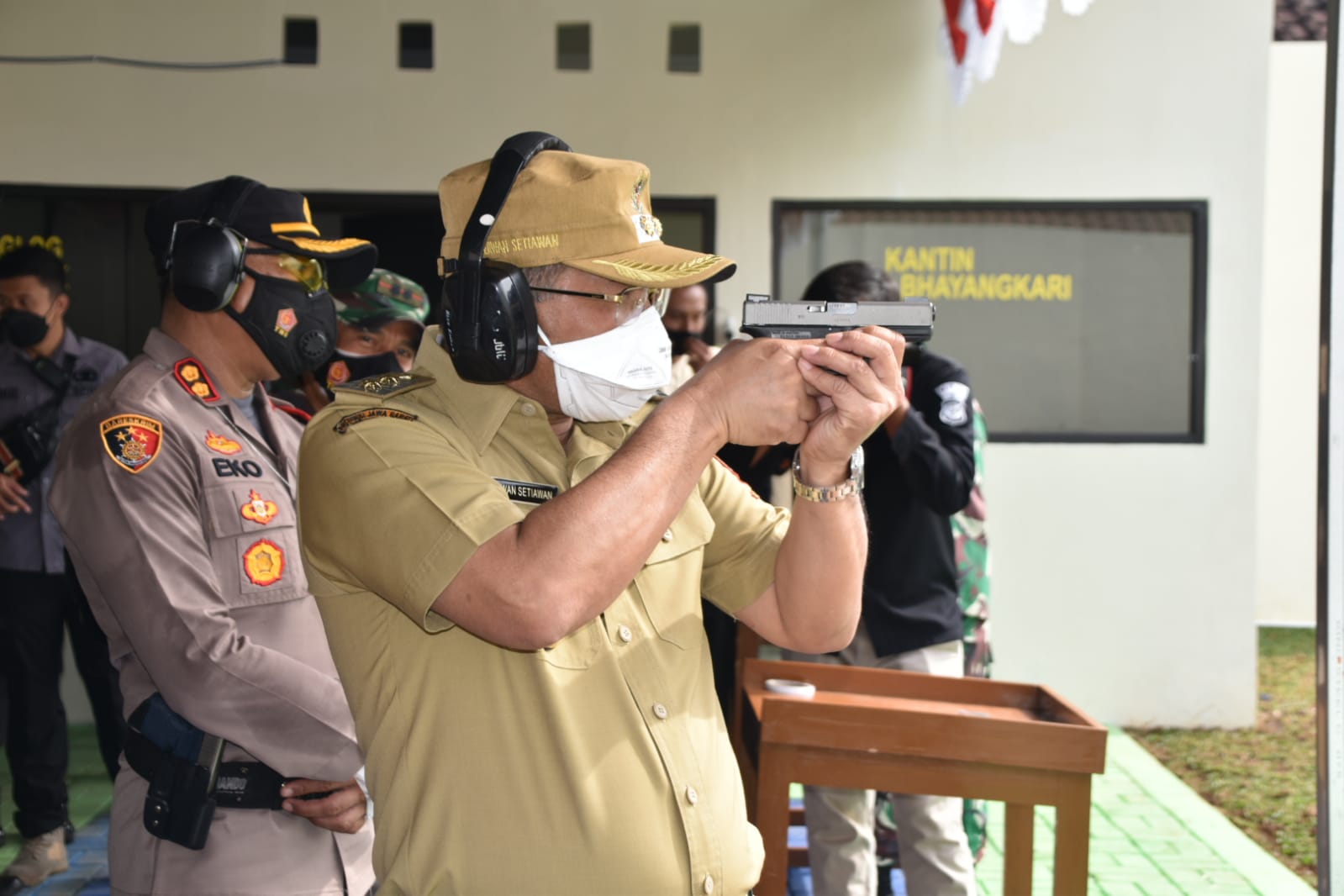 Peresmian Lapang Tembak