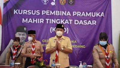 Wabup Erwan Buka Kursus Pembina Pramuka Mahir Tingkat Dasar