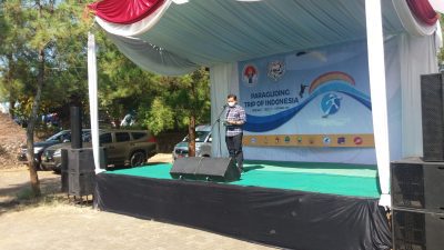 Bupati Sumedang Buka Acara Paragliding Trip Of Indonesia (Troi) seri 1