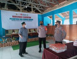 700 Santri Asyrofuddin Conggeang Divaksin Polres Sumedang