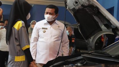 Bupati Monitoring PTMT SMK Pemuda Sumedang