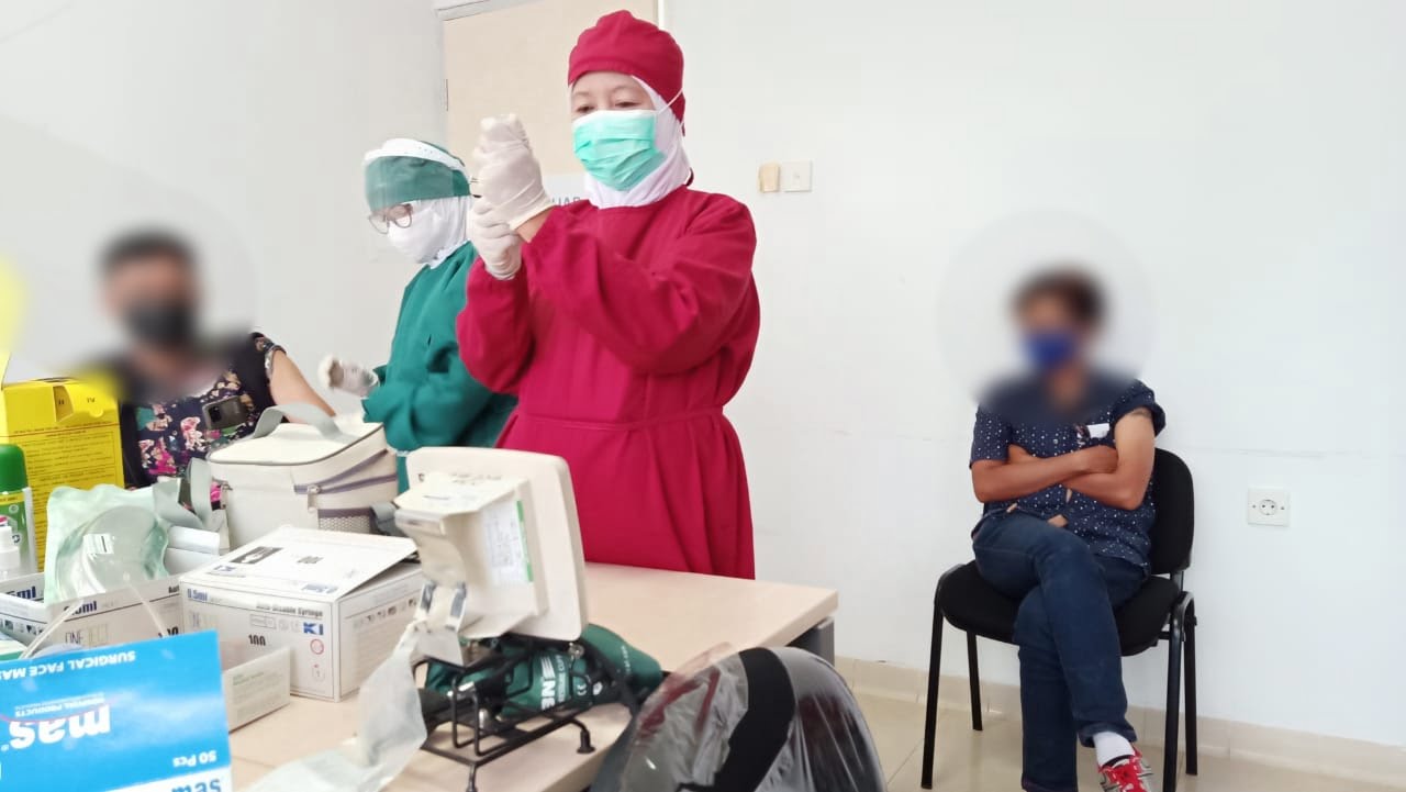 Penerita HIV-AIDS divaksin