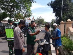 Polsek dan Koramil Conggeang Laksanakan OPS Yustisi Dalam Rangka PPKM Level 3