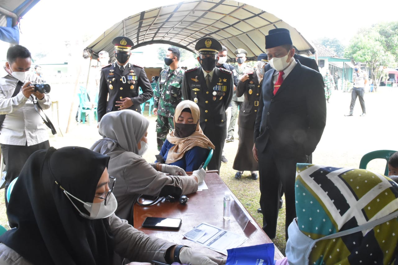 Kodim 0610 Sumedang Gelar Vaksinasi Massal