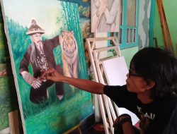 Kini Karya Lukisan Dari Media Kanvas Ada di Situraja