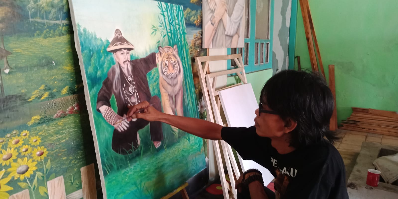 Karya Lukisan Dari Media Kanvas