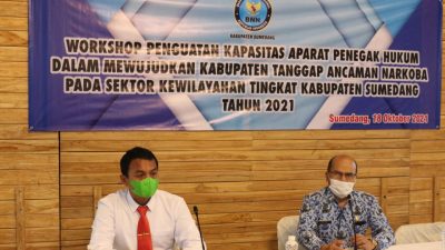 BNN Sumedang Laksanakan Workshop Penguatan Kapasitas Aparat Penegak Hukum
