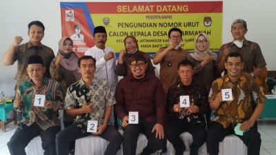 Ini Nama dan Nomor Urut Calkades Peserta Pilkades Serentak di Kecamatan Jatinangor