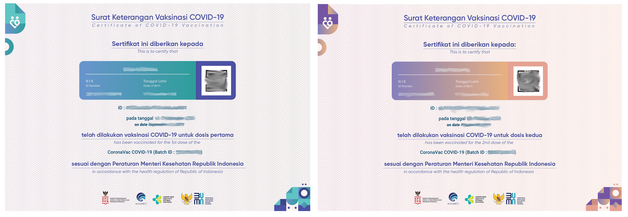 Unduh Sertifikat Vaksin
