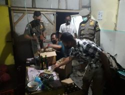 Razia Warung Kopi, Puluhan Botol Miras Kembali Diamankan Satpol PP Sumedang