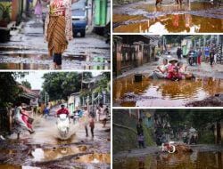 Viral! Jalan Rusak di Rancakalong Sumedang Jadi Ajang Selfie, PUPR: Sudah Dianggarkan di Tahun 2022