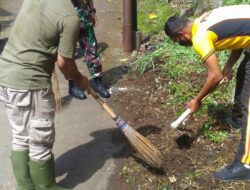 Ciptakan Lingkungan Bersih, Tiga Pilar Desa Cibeusi Jatinangor Beberesih Lingkungan