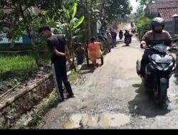 Miris, Jalan Menuju Akses Wisata Curug Sindulang Seperti Walungan Saat