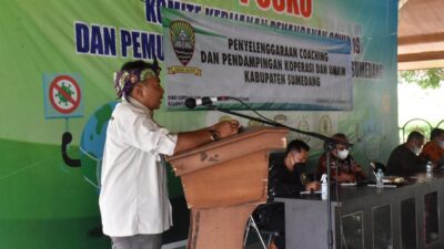 Diskop Perindag Sumedang Lakukan Coaching Penyaluran LPDB