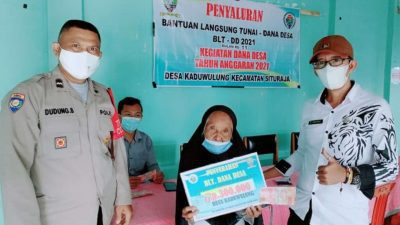 Pemdes Kaduwulung Sumedang Salurkan BLT-DD November Tahap 11 Kepada 15 KPM