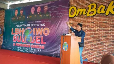 Lima PD IWO di Sulsel Dilantik, “Jadilah Teladan Dalam Informasi Menyejukan”