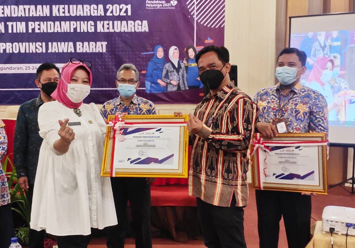 Sumedang Terbaik ke-2 Pengelolaan Pendataan Keluarga 2021