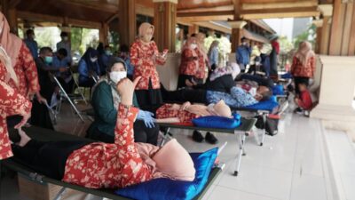 HUT KORPRI Ke-50, Dewan Pengurus KORPRI Sumedang Gelar Donor Darah