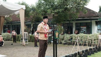 Upacara Pembukaan Bakti Krida Pramuka SWK Menyapa Desa