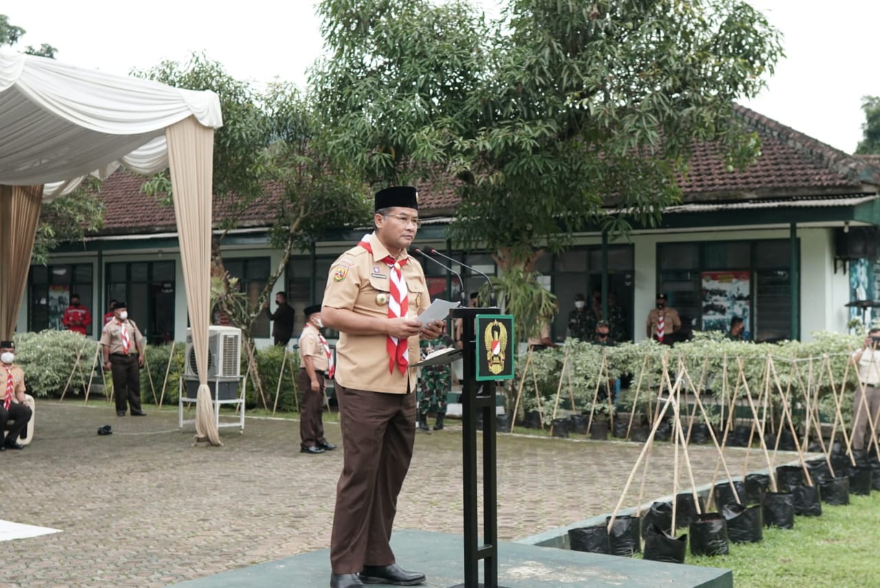 Upacara Pembukaan Bakti Krida Pramuka SWK Menyapa Desa