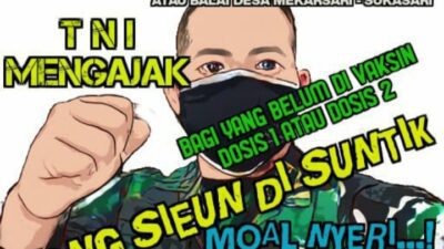 Belum Divaksin? Buruan Datang Hari Ini ke Koramil 1004/Tanjungsari