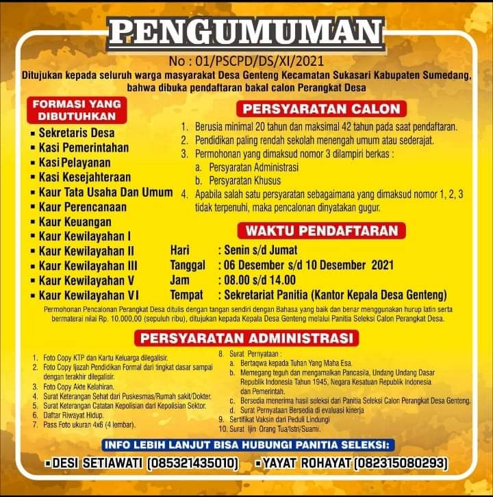Rombak Seluruh Perangkat Desa
