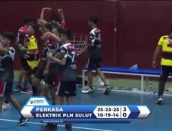 Tim Voli SMK Perkasa Sumedang Tekuk PLN Manado 3-0