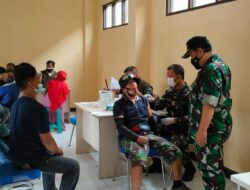 Gebyar Vaksin Kodim, Koramil 1005/Jatinangor Gelar Vaksin di Kecamatan
