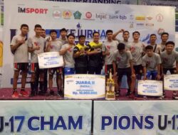 Tim Perkasa Sumedang Runner Up Kejurnas Bola Voli U17,  Ibnu Hasim Spiker Terbaik