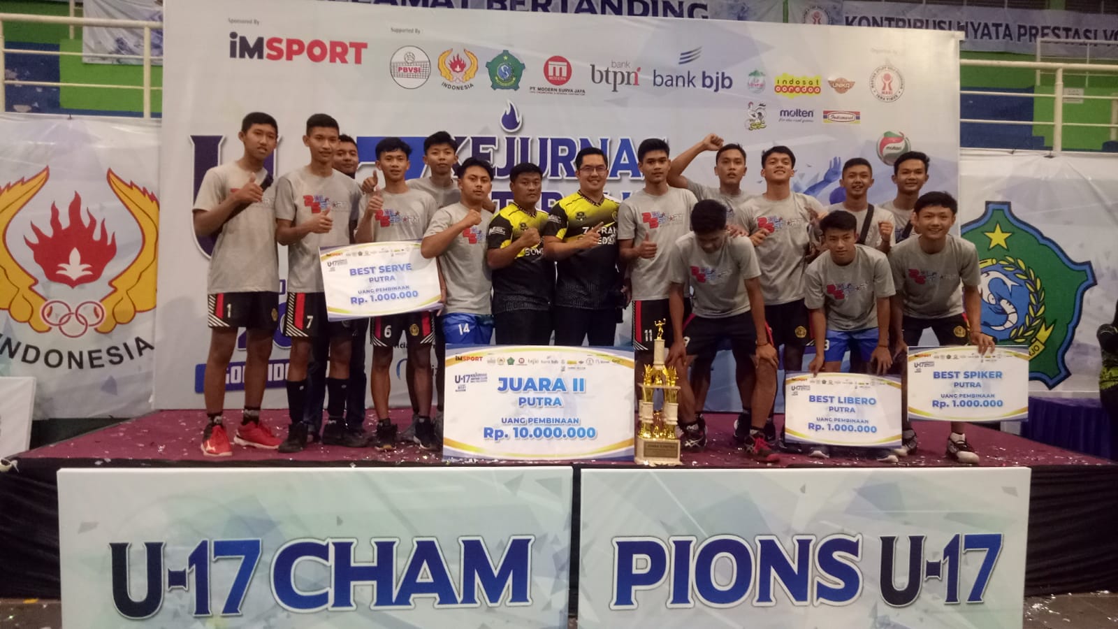 Tim SMK perkasa Runner Up