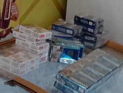 Ribuan Batang Rokok Ilegal di Sukasari Sumedang Diamankan