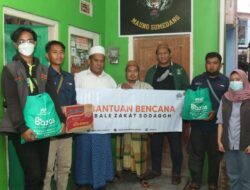 DPAC PKB Jatinangor Serahkan Bantuan ke Bazas untuk Orang Terdampak Banjir