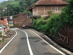 Jalan Bekas Longsor Sudah Mulus
