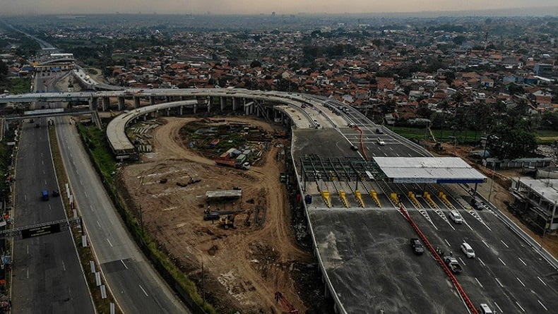 Pengaspalan di Jalur Integrasi