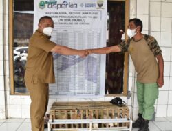 Pemdes Sukamaju Latih Linmas Budidaya Ayam Petelur