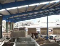Pembangunan Pasar Inpres Sumedang Kota Baru Mencapai 70 Persen