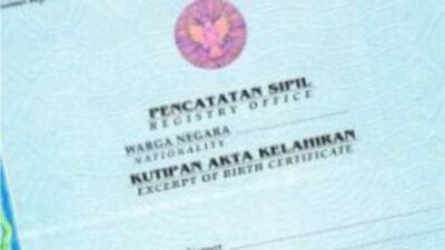 Ilustrasi Akta Kelahiran
