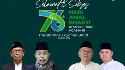 PCNU Kabupaten Sumedang dan Anggota DPRD Ucapkan Selamat dan Sukses HAB Kementrian Agama RI