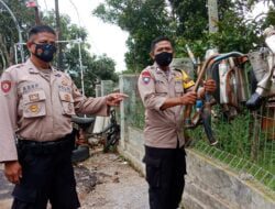 Polsek Cibugel Sumedang Amankan Puluhan Knalpot Brong